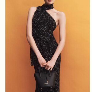 NEW Reformation Rosalynn Midi Dress Sz4 Selene Dots